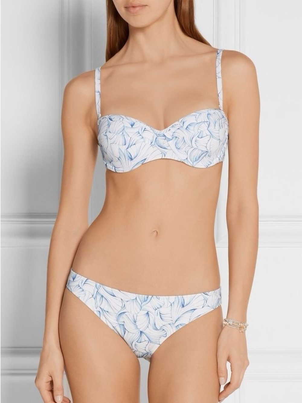 Tory Burch Sapri Underwire Bustier Top and Hipster Bikini Bottoms